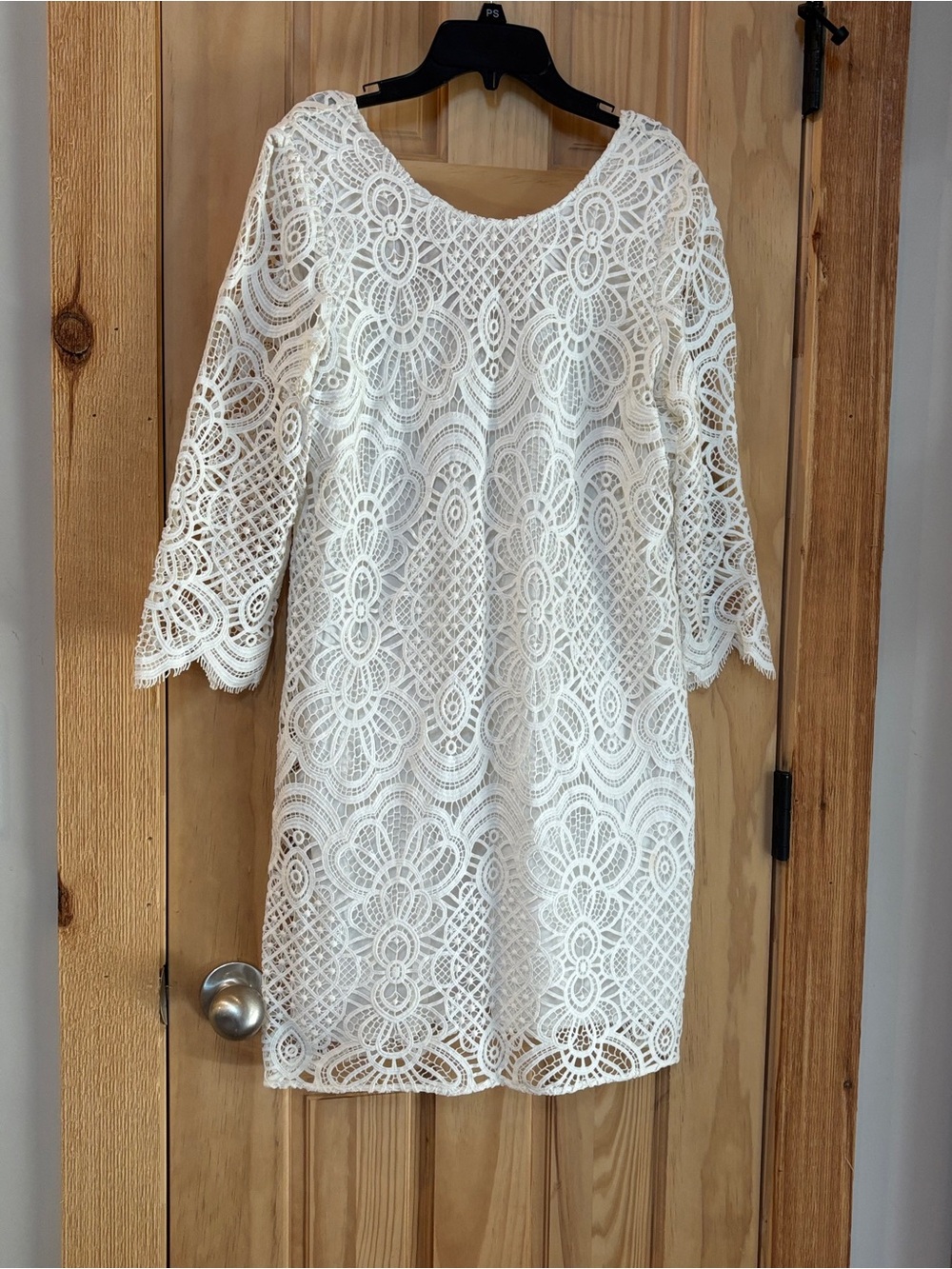 🆕 Sezane Sarah Crochet Ivory Dress Sz 40 - Picture 8 of 15